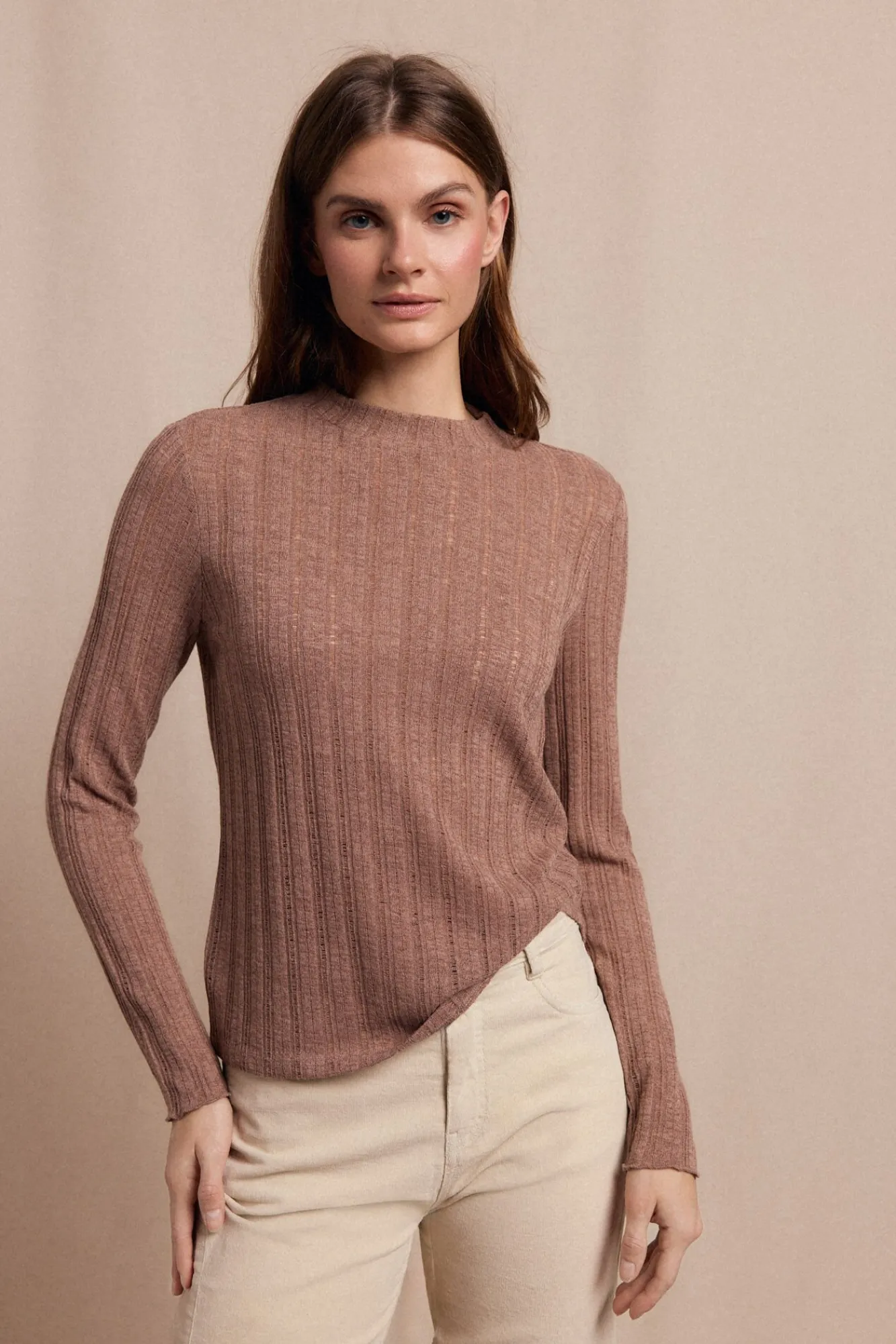 Mujer Slowlove Camisetas>Top punto estructura