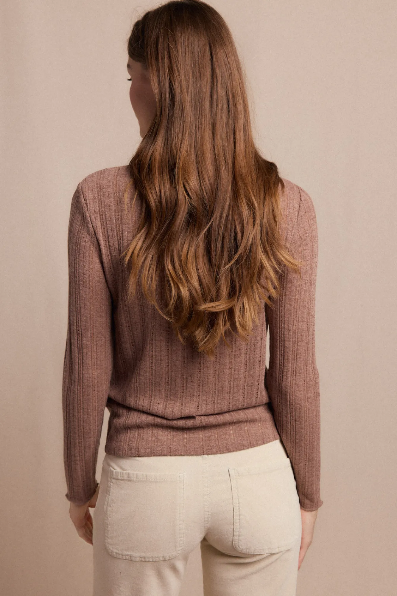 Mujer Slowlove Camisetas>Top punto estructura