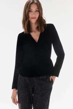 Mujer TFP by Tamara Falcó Camisetas>Top terciopelo