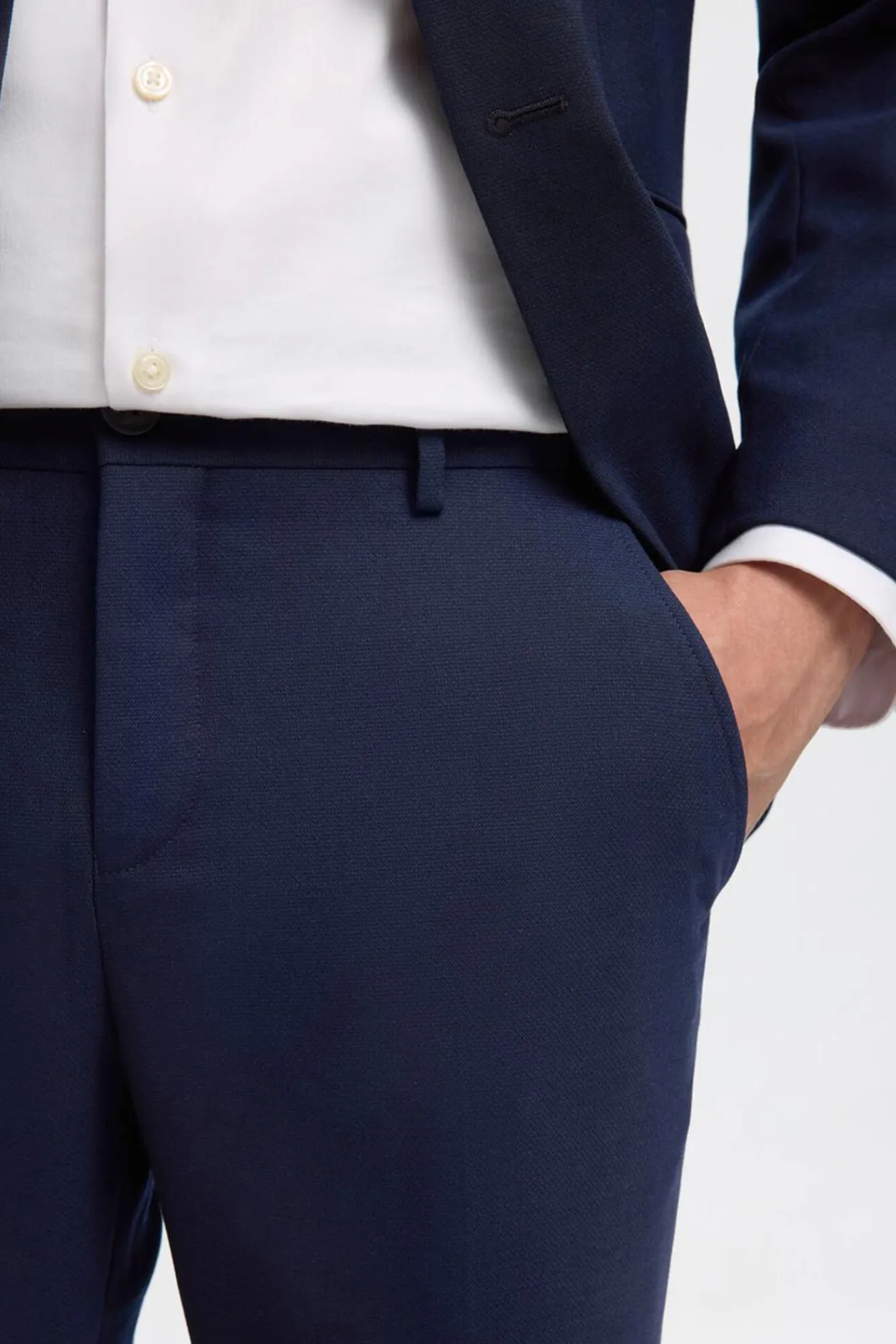 Hombre Selected Trajes>Traje de dos piezas slim fit lana fría