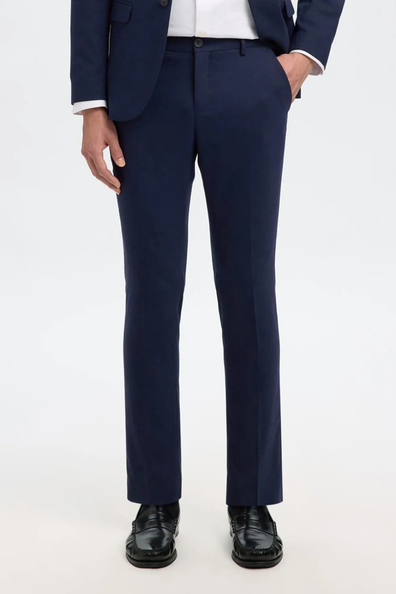 Hombre Selected Trajes>Traje de dos piezas slim fit lana fría