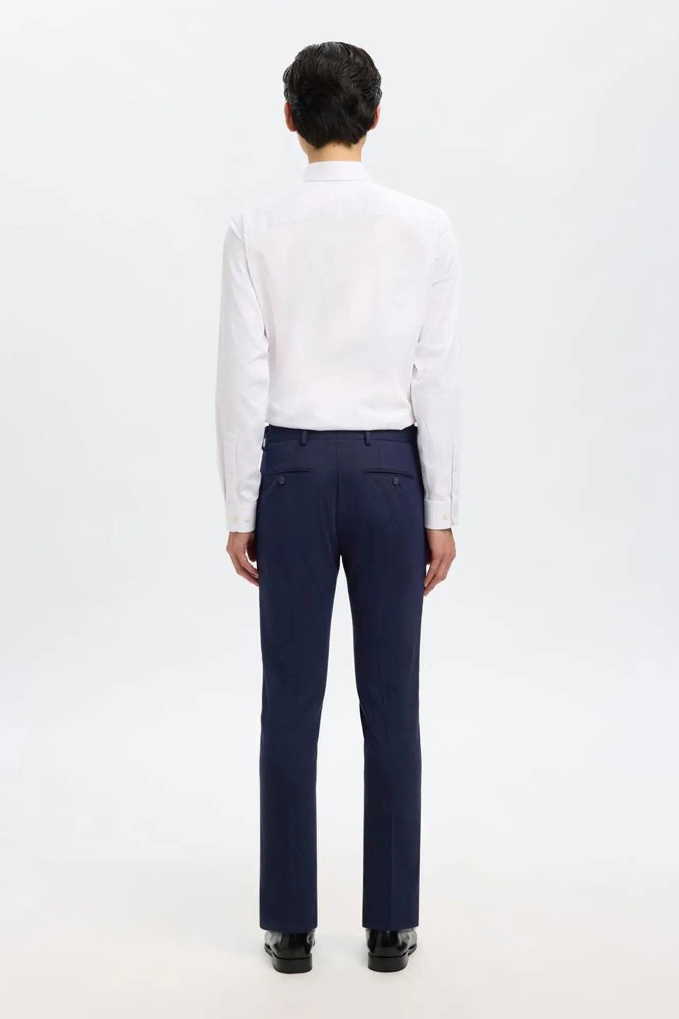 Hombre Selected Trajes>Traje de dos piezas slim fit lana fría