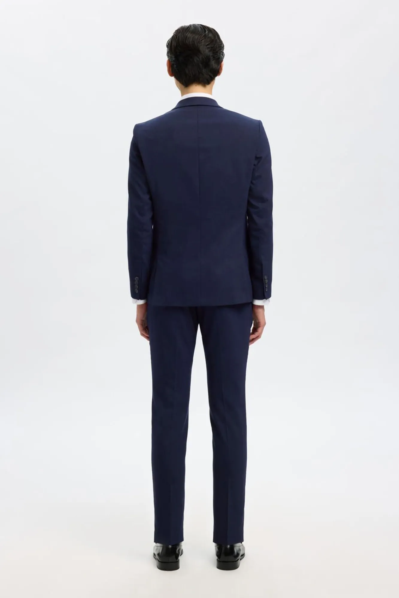 Hombre Selected Trajes>Traje de dos piezas slim fit lana fría