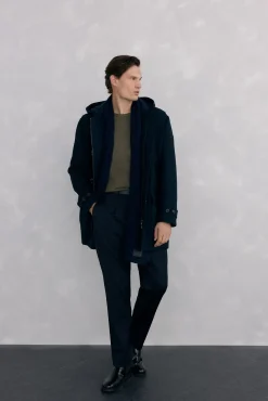 Hombre Pedro del Hierro Abrigos>Trenca lana alamares