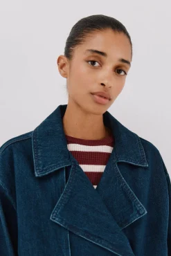 Mujer Cortefiel Gabardinas|Chaquetas>Trench corta vaquera