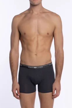 Hombre Punto Blanco Calzoncillos>Triplo calzoncillo Bóxer cerrado Basix