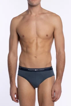 Hombre Punto Blanco Calzoncillos>Triplo calzoncillo Slip Basix