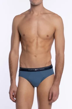 Hombre Punto Blanco Calzoncillos>Triplo calzoncillo Slip Basix