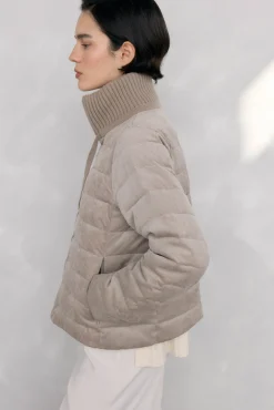 Mujer Pedro del Hierro Chaquetas|Plumíferos Y Acolchados>Ultralight corto pana