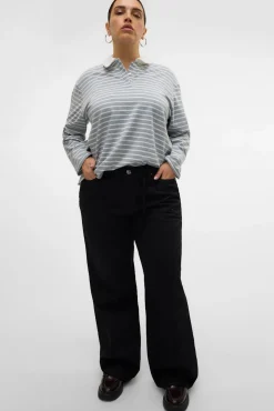 Mujer Vero Moda Curve Vaqueros|Pantalones>Vaquero ancho talla grande