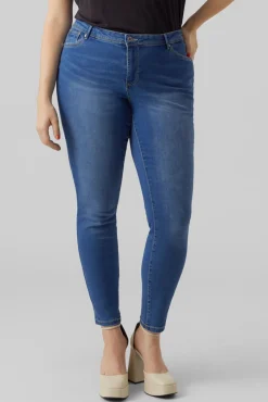 Mujer Vero Moda Curve Vaqueros|Pantalones>Vaquero Slim talla grande