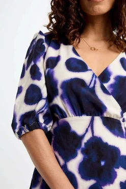 Mujer Morgan Vestidos>Vestido acampado estampado