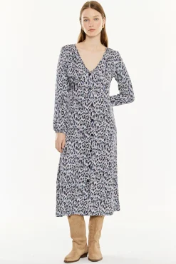 Mujer Systemaction Vestidos>Vestido animal print