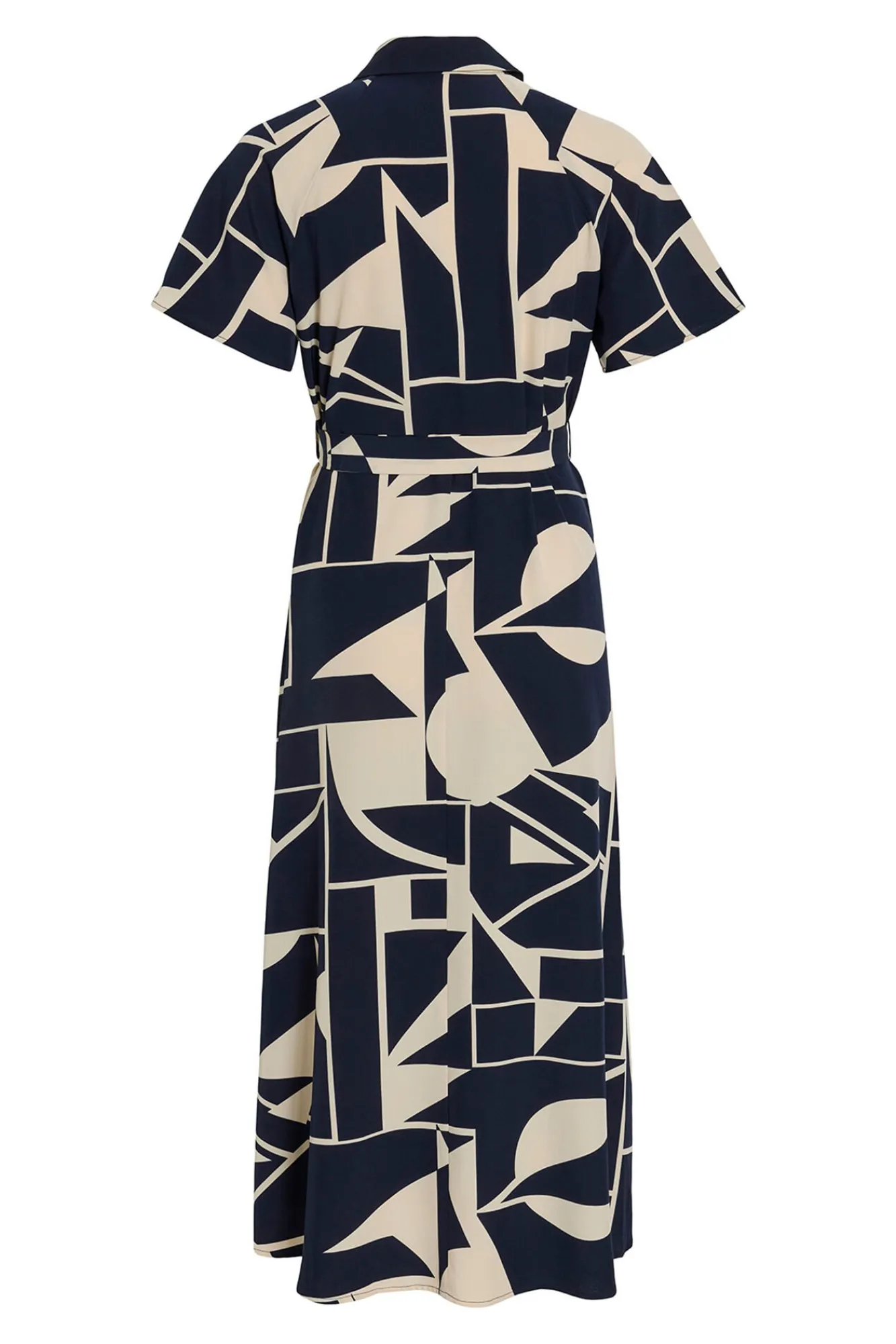 Mujer Vila Vestidos>Vestido camisero anudado midi