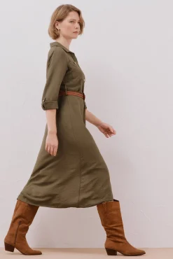 Mujer Cortefiel Vestidos>Vestido camisero cinturón