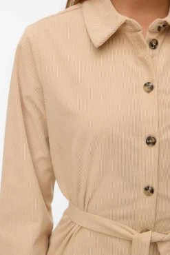 Mujer Vero Moda Vestidos>Vestido camisero micropana