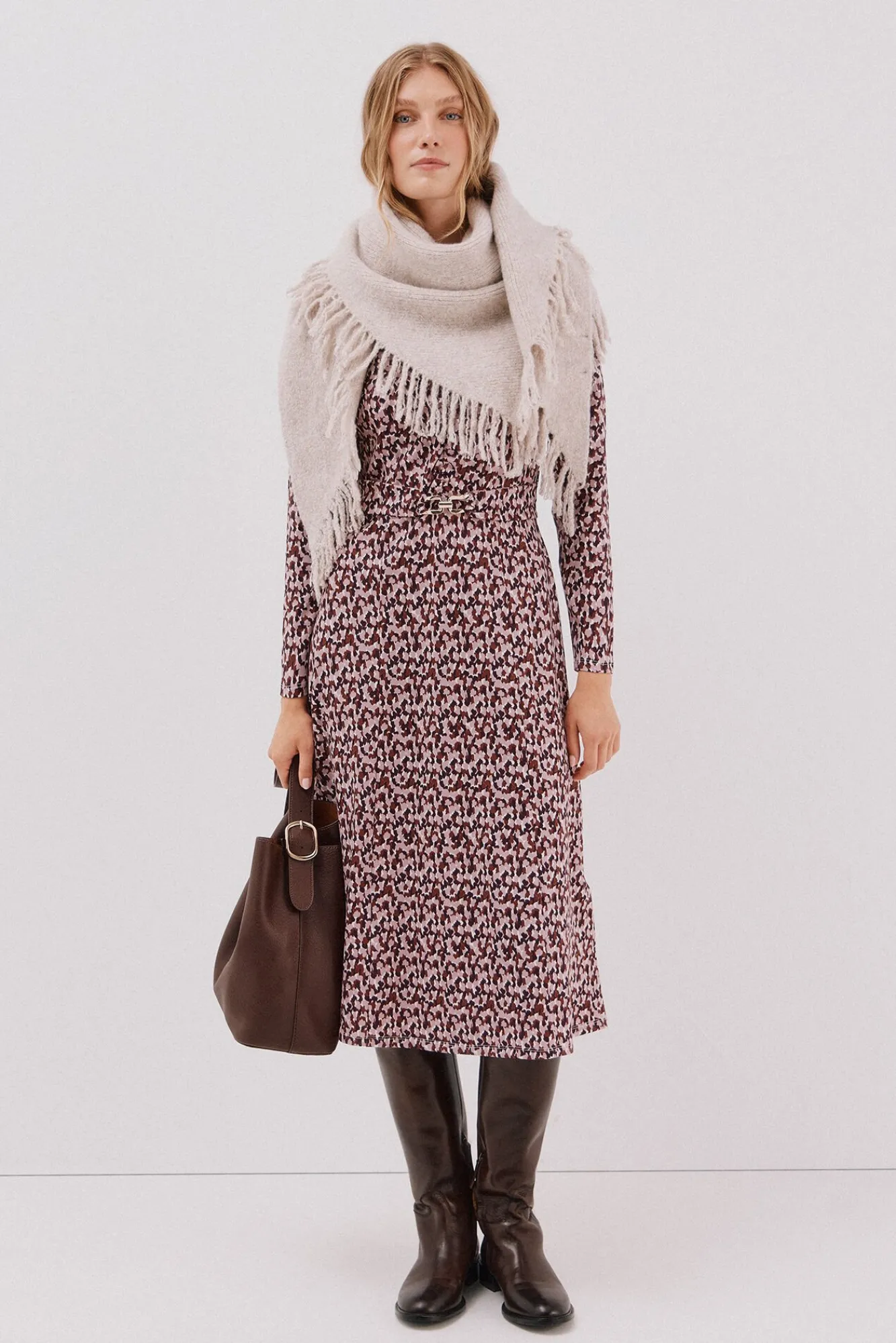 Mujer Cortefiel Vestidos>Vestido cinturón