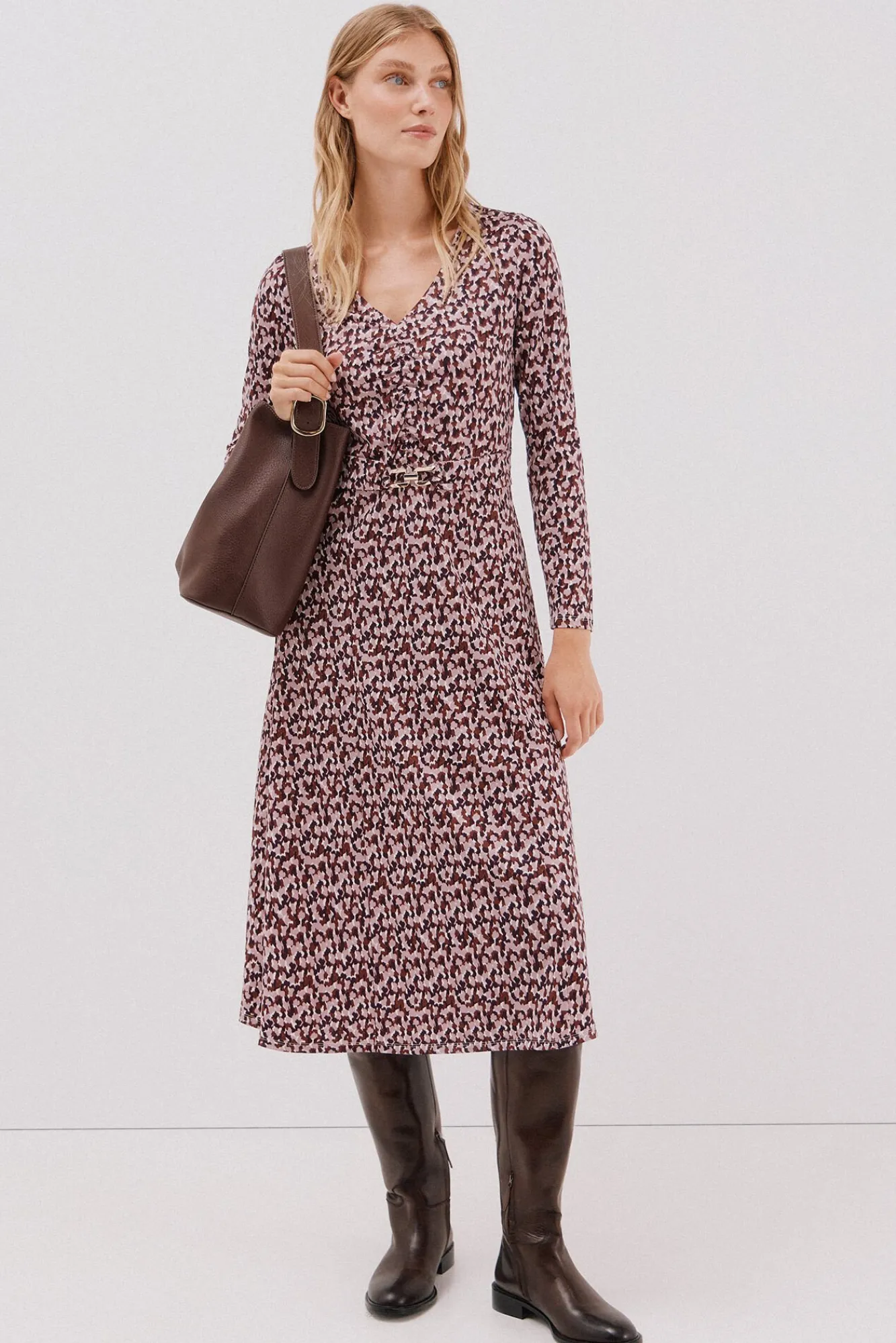 Mujer Cortefiel Vestidos>Vestido cinturón