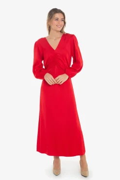 Mujer Cuplé Vestidos>Vestido con drapeado