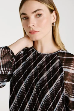 Mujer Vila Vestidos>Vestido corto de gasa plisado