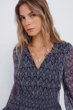 Mujer Springfield Vestidos>Vestido corto geométrico