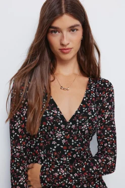 Mujer Springfield Vestidos>Vestido corto flores