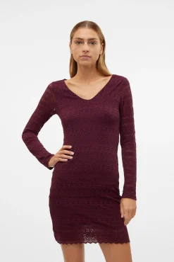 Mujer Vero Moda Vestidos>Vestido corto manga larga