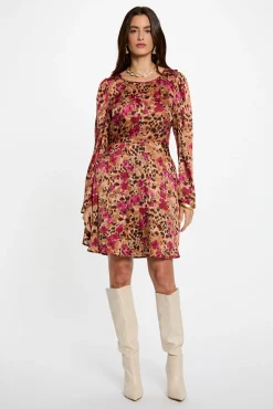 Mujer Morgan Vestidos>Vestido corto plisado