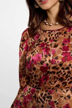 Mujer Morgan Vestidos>Vestido corto plisado