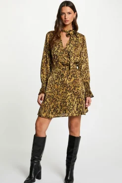 Mujer Morgan Vestidos>Vestido corto satinado