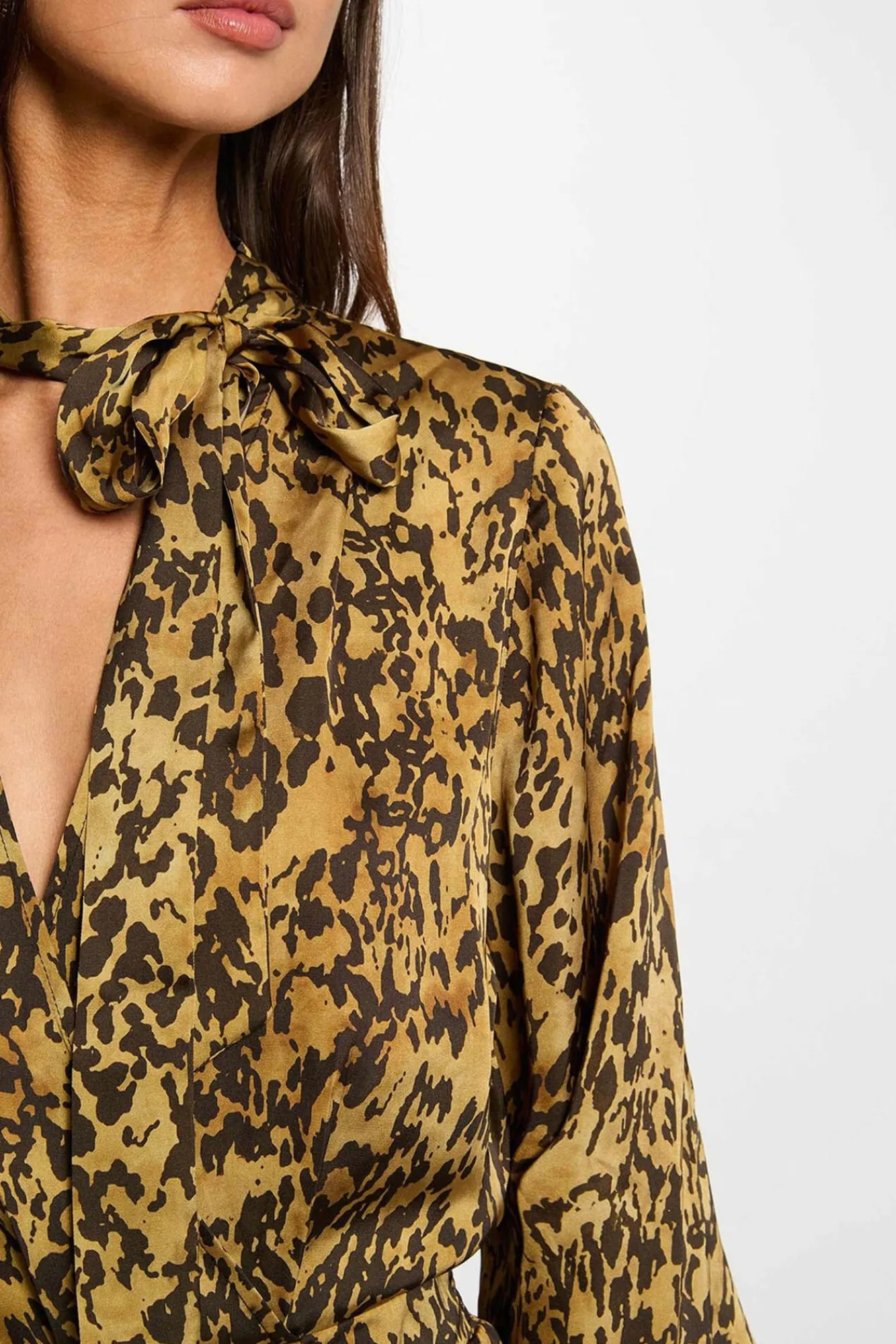 Mujer Morgan Vestidos>Vestido corto satinado