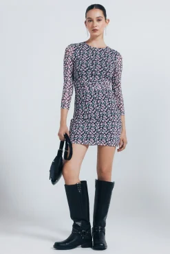 Mujer Springfield Vestidos>Vestido corto tubo estampado