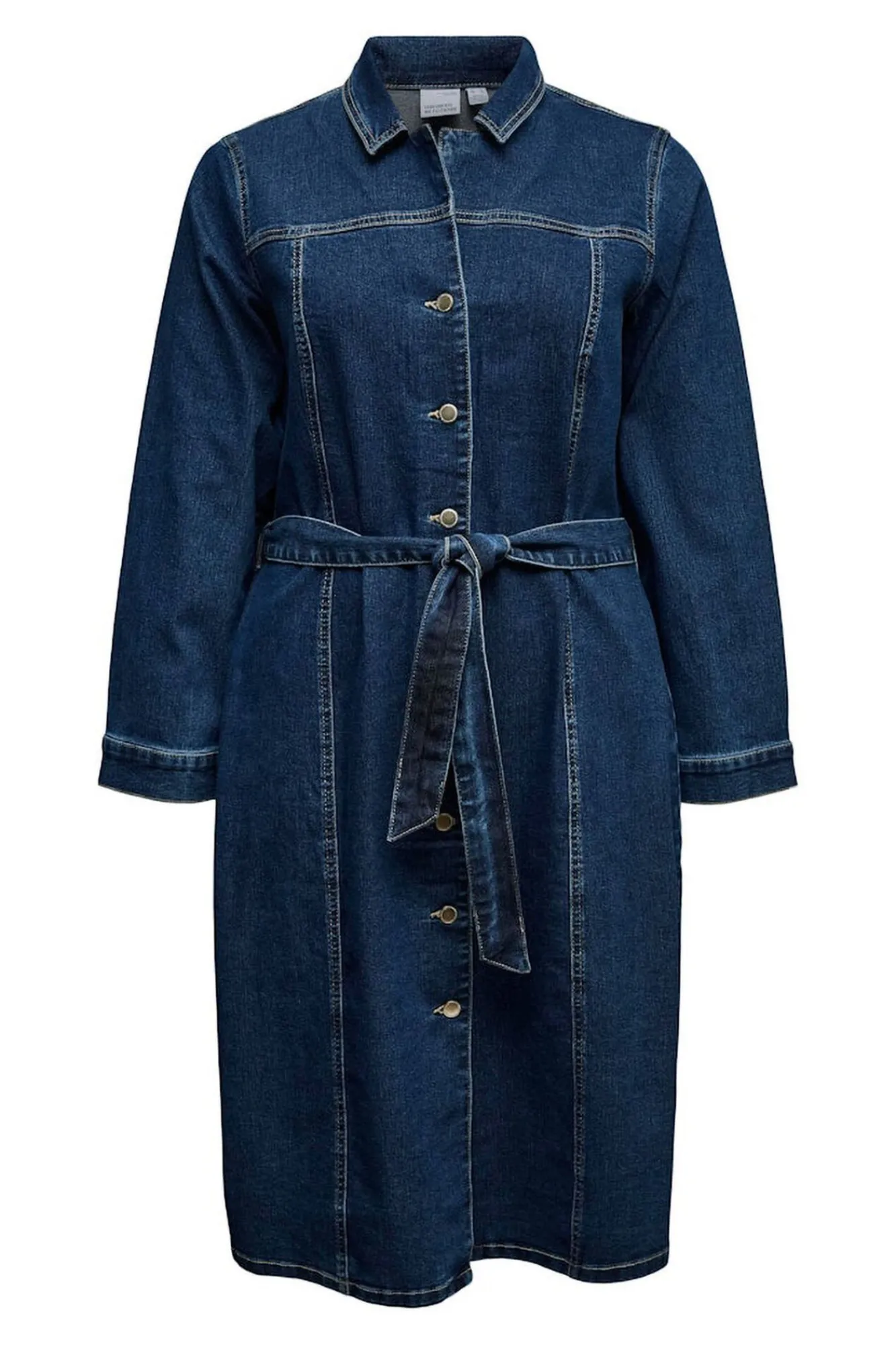 Mujer Vero Moda Curve Vestidos>Vestido corto vaquero talla grande