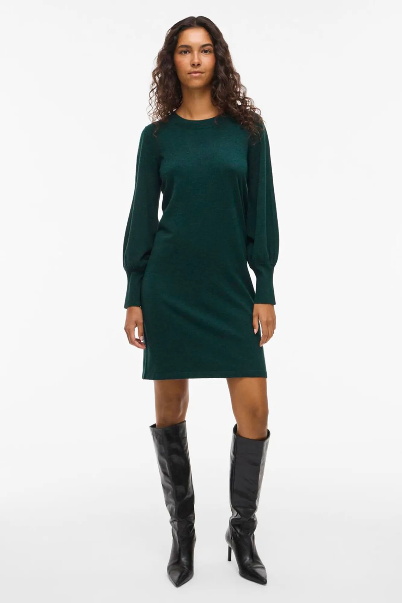 Mujer Vila Vestidos>Vestido de punto con viscosa