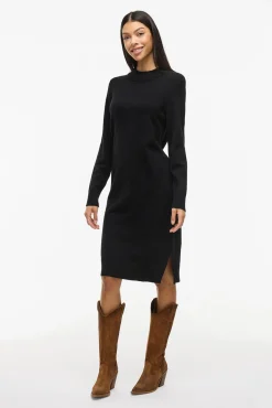 Mujer Vila Vestidos>Vestido de punto con viscosa