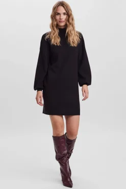 Mujer Vero Moda Vestidos>Vestido de punto corto manga larga