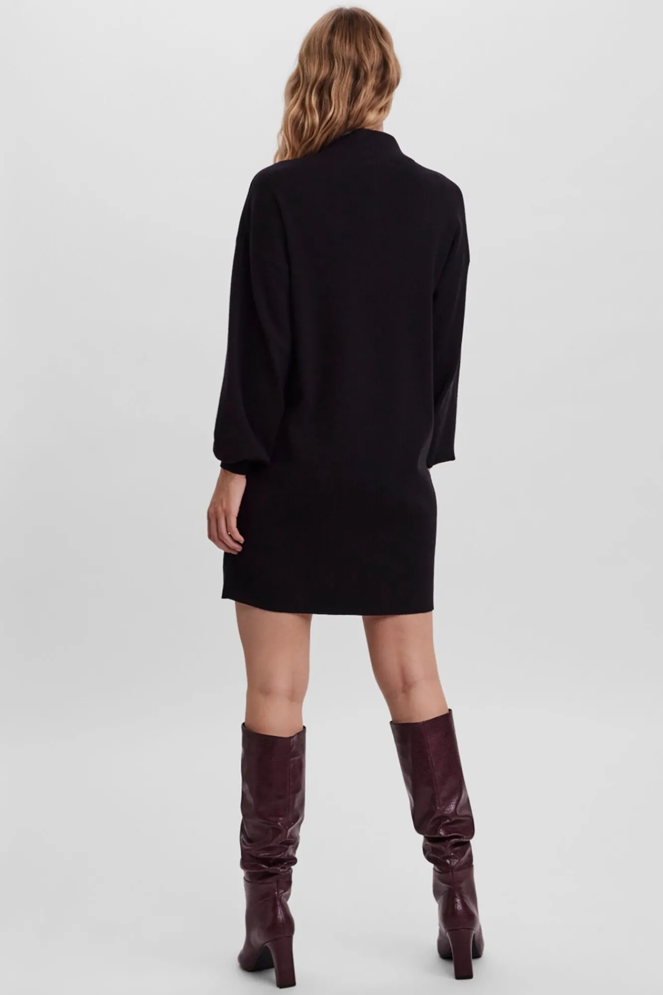 Mujer Vero Moda Vestidos>Vestido de punto corto manga larga