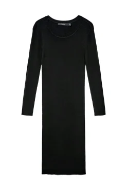 Mujer Vero Moda Vestidos>Vestido de punto midi de manga larga