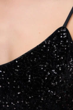 Mujer Vero Moda Vestidos>Vestido de tirantes con lentejuelas