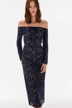 Mujer TFP by Tamara Falcó Vestidos>Vestido encaje manga larga