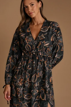 Mujer Polín Et Moi Vestidos>Vestido estampado Flor Giorgia