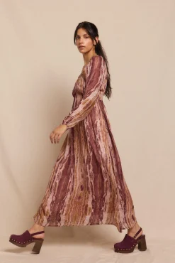 Mujer Slowlove Vestidos>Vestido estampado frunces