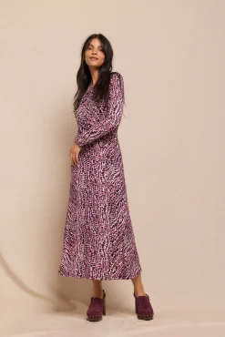 Mujer Slowlove Vestidos>Vestido estampado frunces