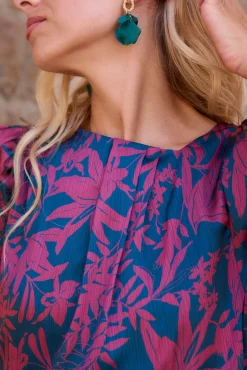 Mujer Polín Et Moi Vestidos>Vestido estampado Ulis