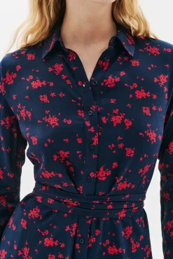 Mujer Caroll Vestidos>Vestido flores 100% viscosa