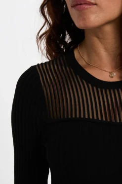 Mujer Morgan Vestidos>Vestido largo calado