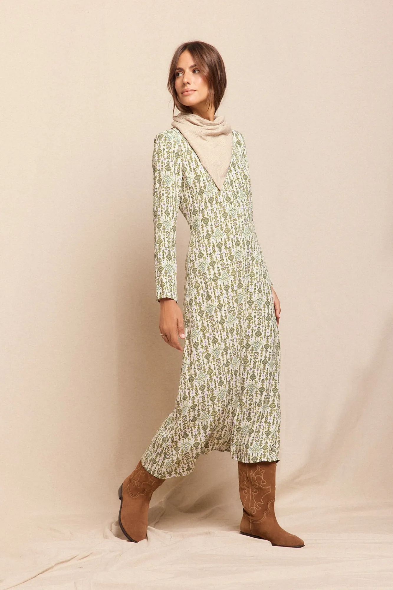 Mujer Slowlove Vestidos>Vestido largo estampado