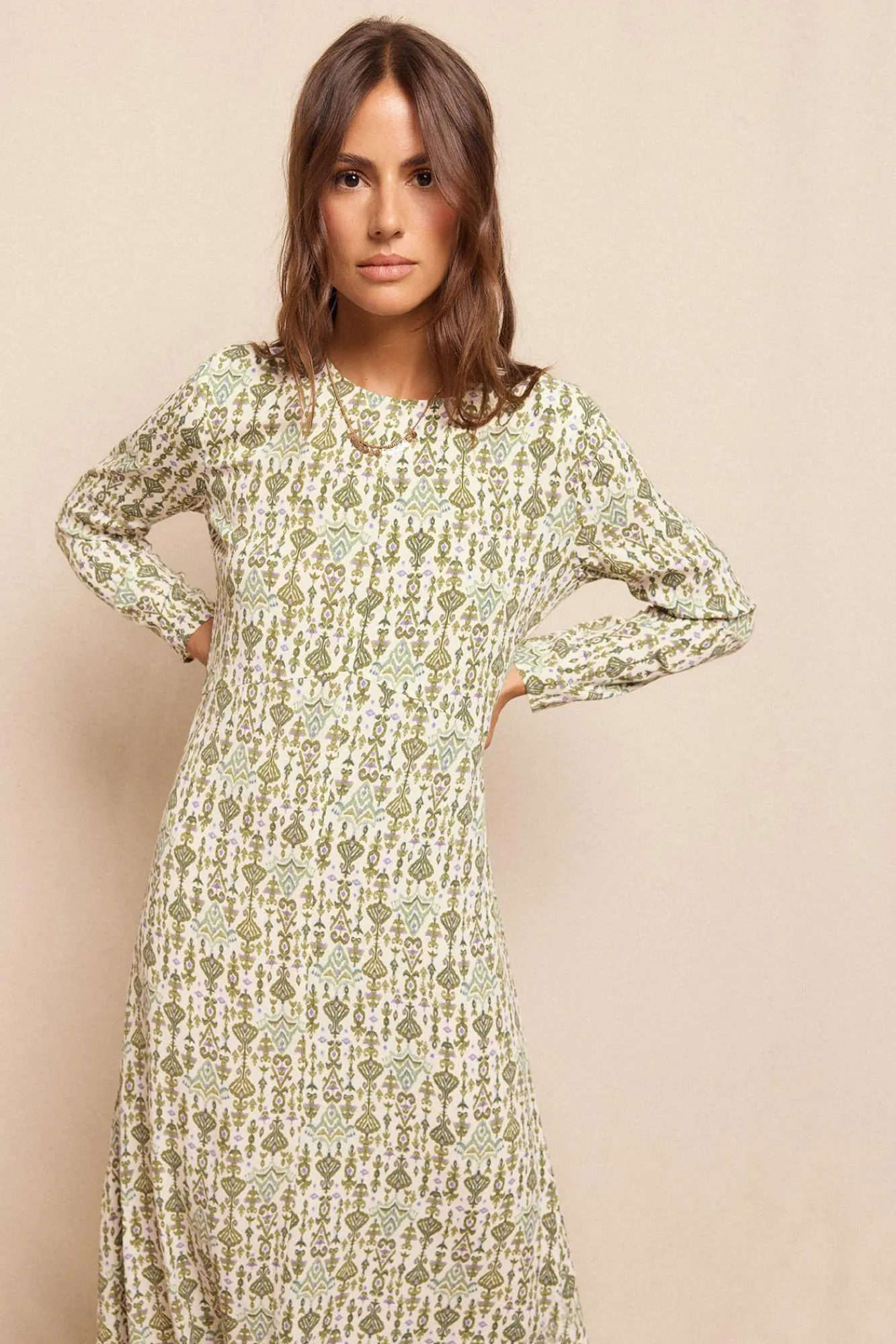 Mujer Slowlove Vestidos>Vestido largo estampado