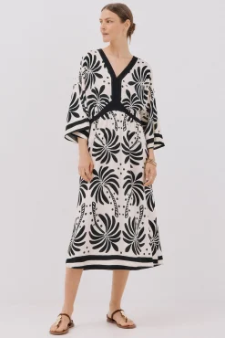 Mujer Cortefiel Vestidos>Vestido largo estampado