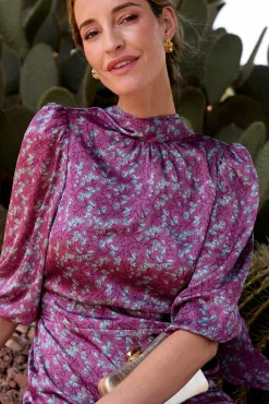 Mujer Polín Et Moi Vestidos>Vestido largo estampado MIN